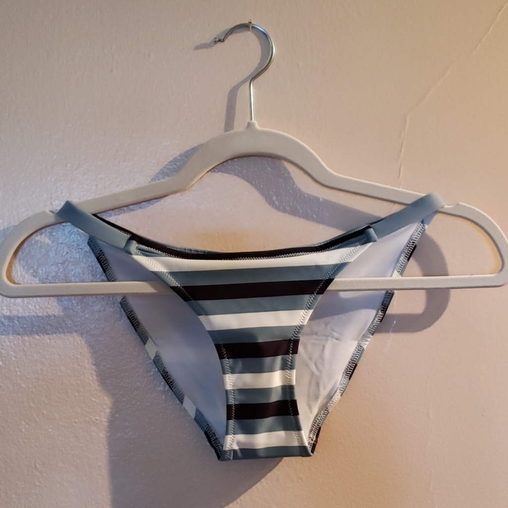 Solid & Striped Bikini Bottom Nwt